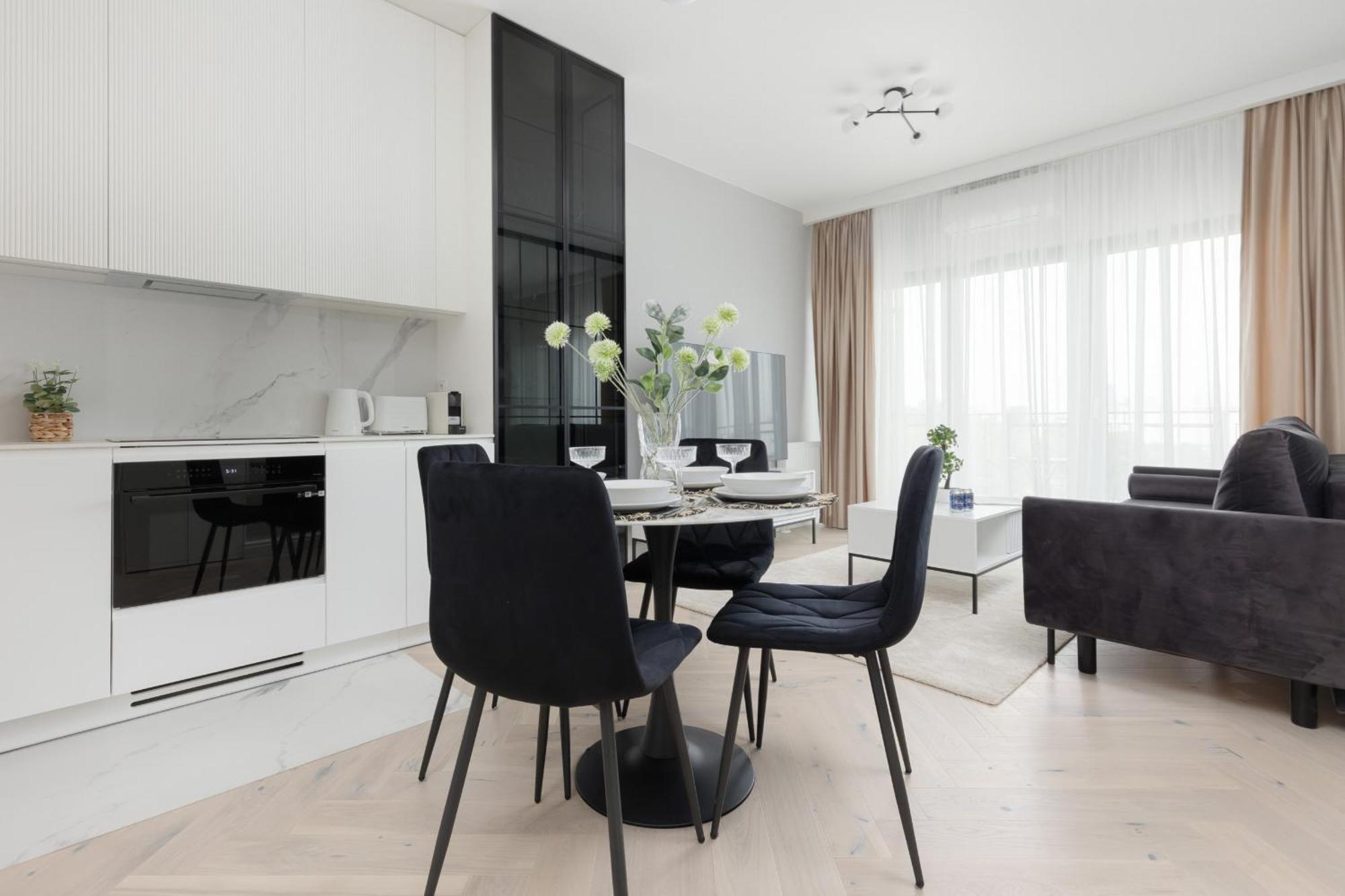 Art Deco Apartment Mokotow With Parking & Gym By Renters Prestige Warszawa Eksteriør bilde